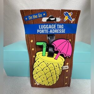Vivrant & Flirty Pineapple Luggage Tag